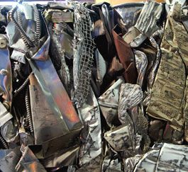 Clean Mixed Old Alloy Sheet Aluminum (TAINT / TABOR) Recycling​